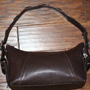 Brighton Brown Leather hobo Handbag Strap Options